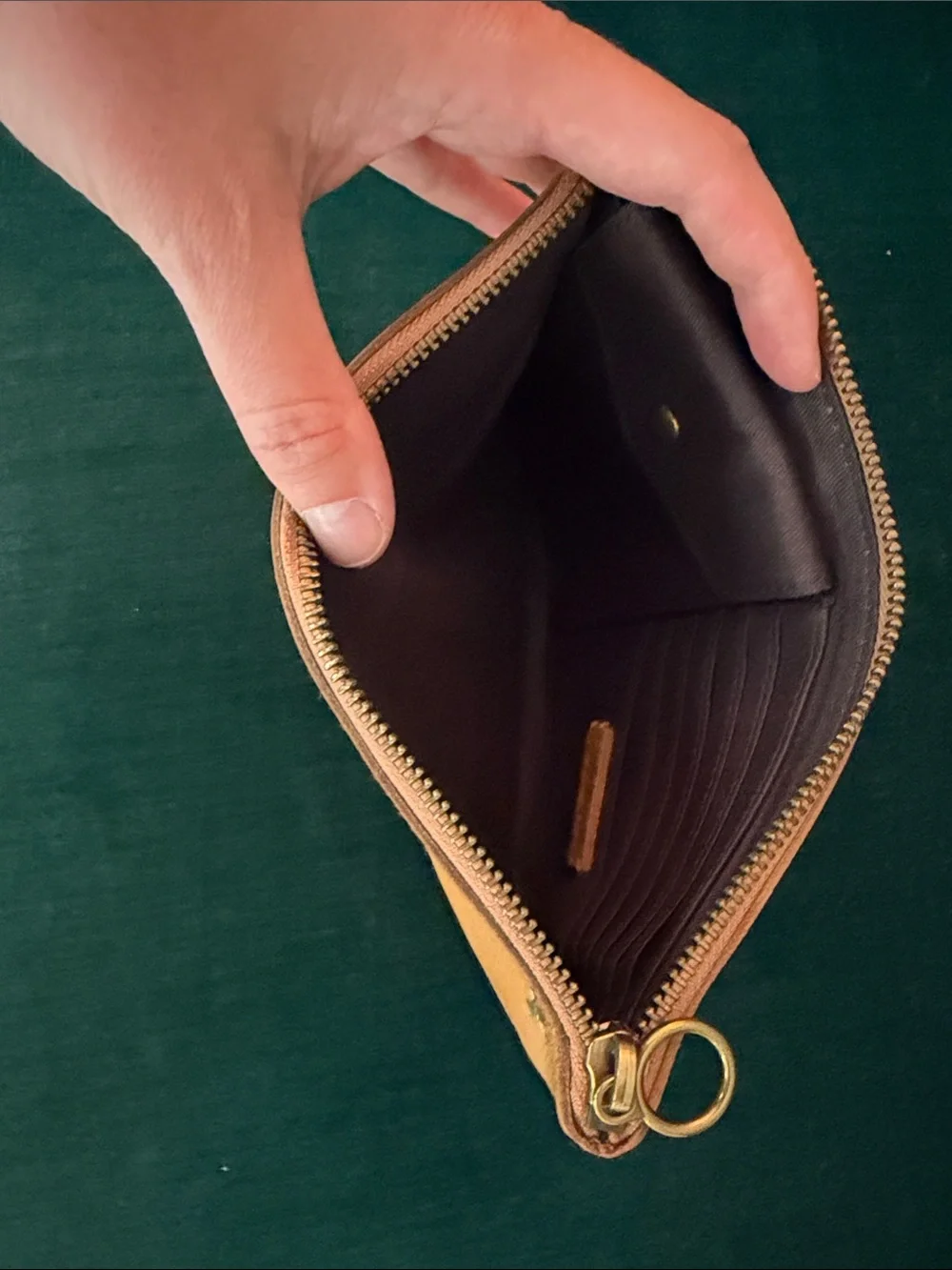 Madewell Saguaro Cactus Leather Clutch